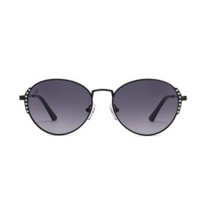 Black Yellow Full Rim Sunglasses